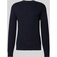 SELECTED HOMME Strickpullover mit gerippten Abschlüssen Modell 'DANE' in Marine, Größe XXL SELECTED HOMME Strickpullover mit gerippten Abschlüssen Modell 'DANE' in Marine, Größe XXL von Selected Homme