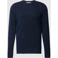 SELECTED HOMME Strickpullover mit gerippten Abschlüssen Modell 'RAI' in Dunkelblau, Größe XXL von Selected Homme