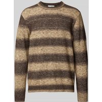SELECTED HOMME Strickpullover mit gerippten Abschlüssen Modell 'RAI' in Sand, Größe XXL von Selected Homme