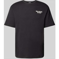SELECTED HOMME T-Shirt mit Statement-Print in Black, Größe M von Selected Homme
