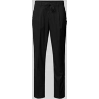 SELECTED HOMME Tapered Fit Stoffhose mit Bundfalten Modell 'LEROY' in Black, Größe XXL SELECTED HOMME Tapered Fit Stoffhose mit Bundfalten Modell 'LEROY' in Black, Größe XXL von Selected Homme