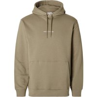 Selected Herren Kapuzenpullover Hoodie SLHHANKIE LOGO - Regular Fit Selected Herren Kapuzenpullover Hoodie SLHHANKIE LOGO - Regular Fit von Selected Homme