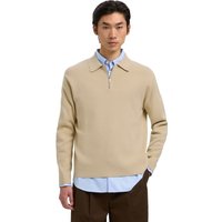 Selected Herren Pullover SLHTELLER FN RELAXED HALF ZIP POLO - Relaxed Fit von Selected Homme