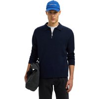 Selected Herren Pullover SLHTELLER FN RELAXED HALF ZIP POLO - Relaxed Fit von Selected Homme