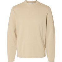 Selected Herren Rundhals Pullover SLHRAVI LS KNIT STRUCTURE CREW NECK - Regular Fit von Selected Homme