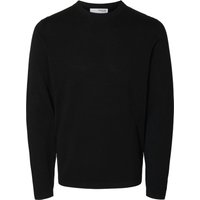 Selected Herren Rundhals Pullover SLHRAVI LS KNIT STRUCTURE CREW NECK - Regular Fit von Selected Homme