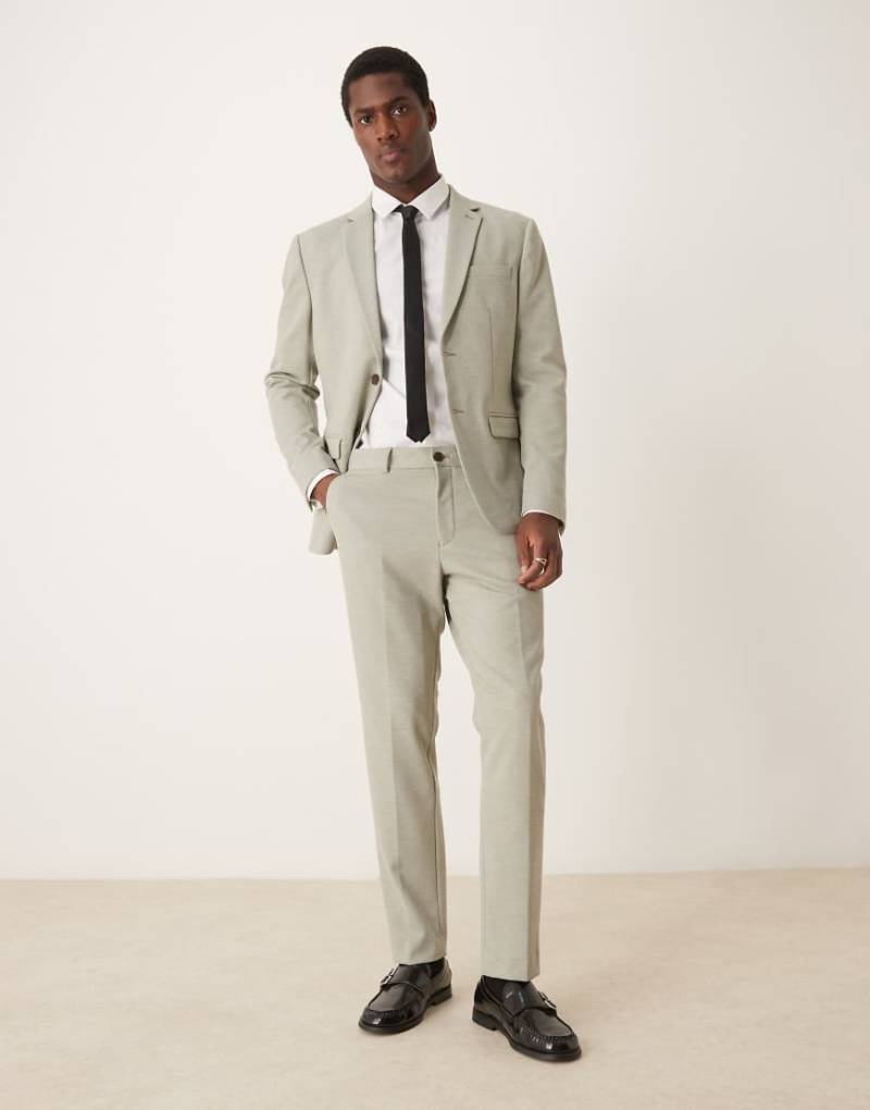Selected - Aitor - Hose in Grün mit normalem Schnitt von Selected