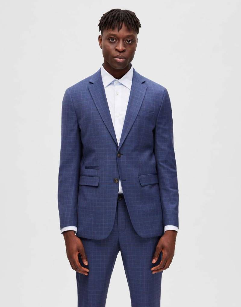 Selected - Blazer in Marineblau von Selected