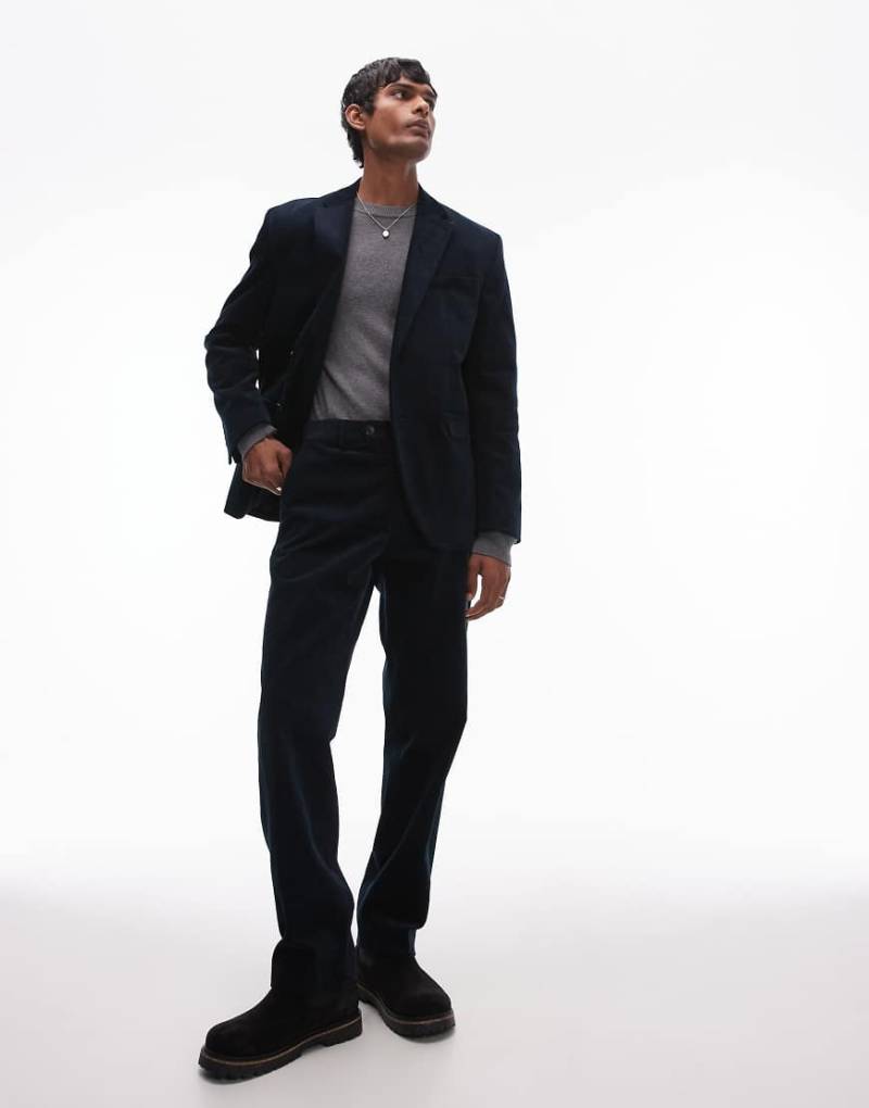 Selected - Cordhose in Marineblau von Selected