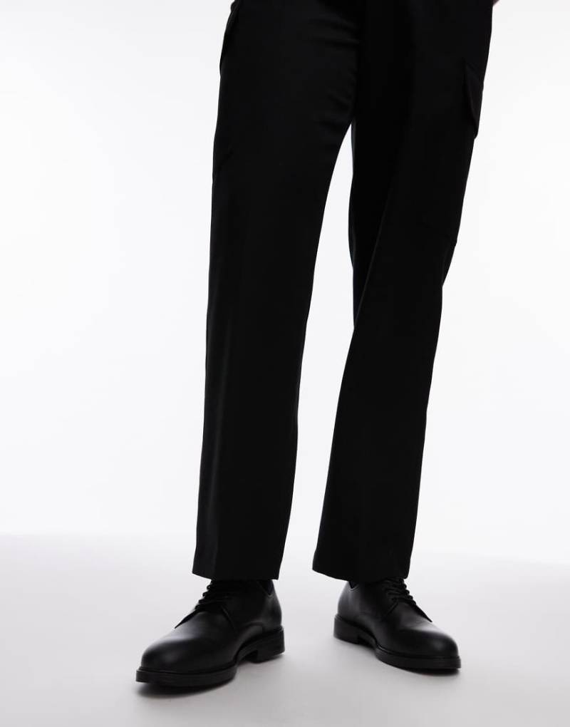 Selected - Derby-Schuhe aus Leder in Schwarz von Selected