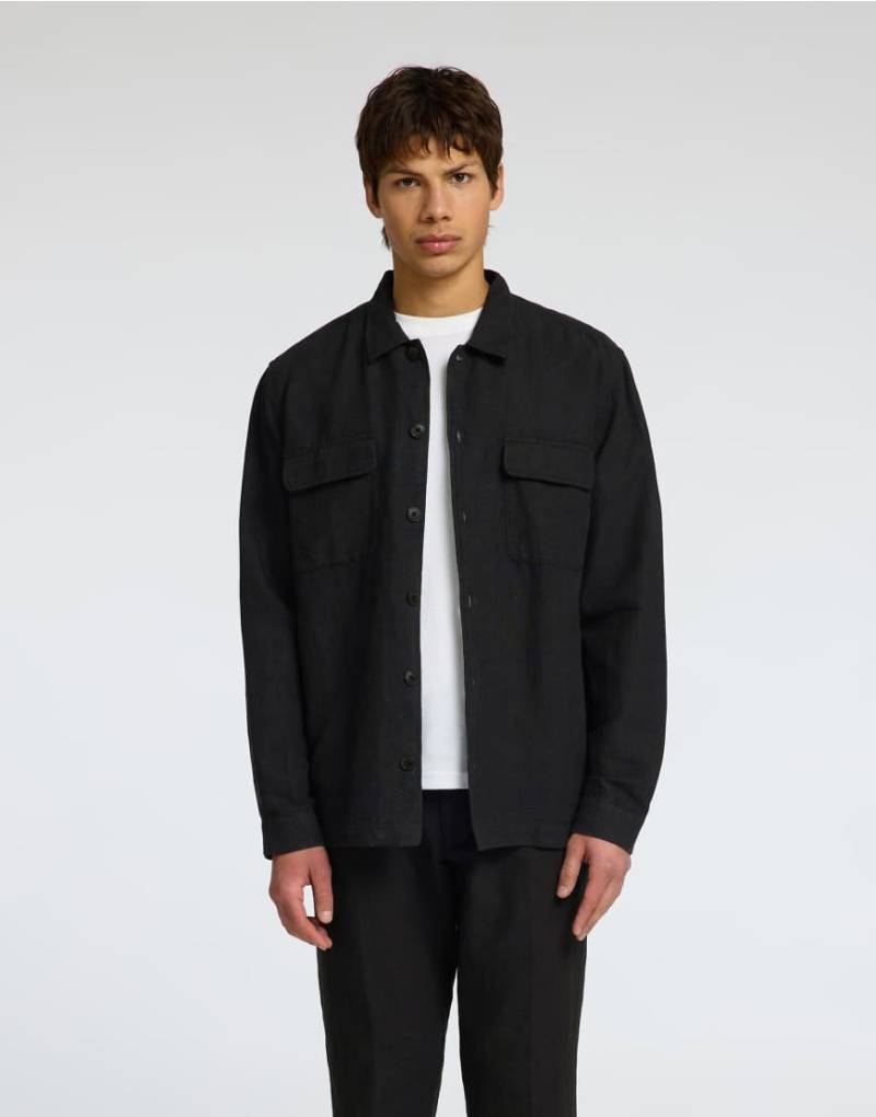 Selected Homme - Hemdjacke in Schwarz von Selected Homme