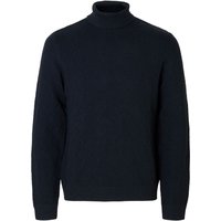Selected Homme Herren Rollkragen Pullover SLHTREVOR LS KNIT STRUCTURE ROLL NECK - Regular Fit von Selected Homme