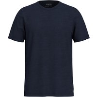 Selected Homme Herren Rundhals T-Shirt SLHASPEN SLUB - Regular Fit von Selected Homme