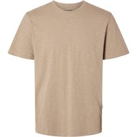 Selected Homme Herren Rundhals T-Shirt SLHASPEN SLUB - Regular Fit von Selected Homme