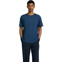 Selected Homme Herren Rundhals T-Shirt SLHASPEN SLUB - Regular Fit von Selected Homme