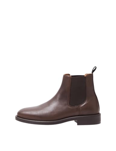 Selected Homme Herren Slhjoseph Leather Chelsea Boot Noos, Demitasse, 40 EU von Selected Homme