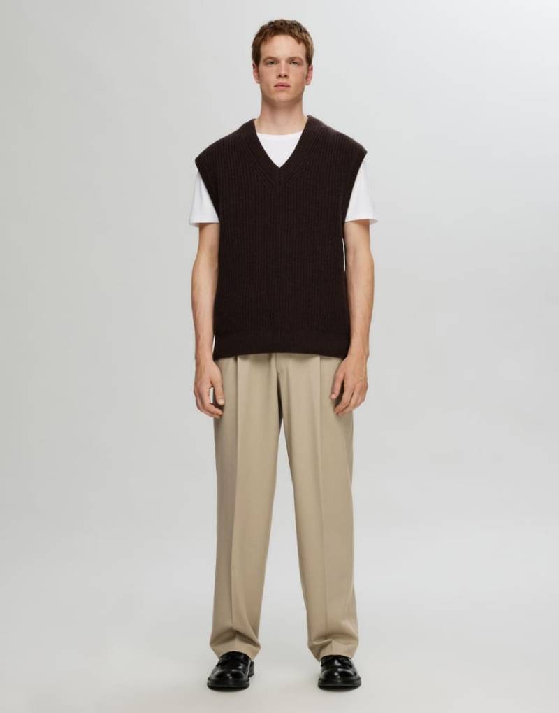 Selected Homme - Hose in Greige-Braun von Selected Homme