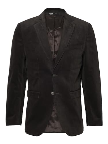 SELETED HOMME Herren SLHSLIM-BOE Corduroy BLZ B NOOS Jackenblazer, Dark Earth, 48 von SELETED HOMME