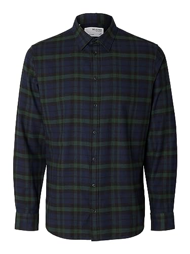 SLHSLIMOWEN-Flannel Shirt LS NOOS von SELECTED HOMME