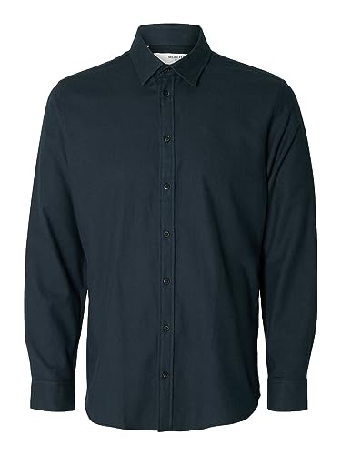 SLHSLIMOWEN-Flannel Shirt LS NOOS von SELECTED HOMME