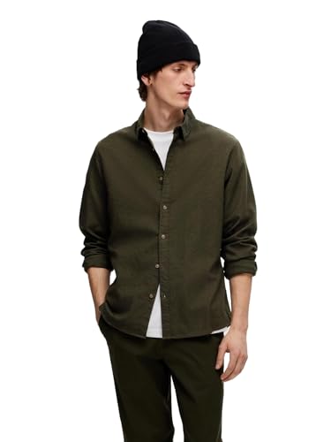 SLHSLIMOWEN-Flannel Shirt LS NOOS von SELETED HOMME