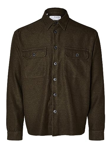 SELETED HOMME Slhmason-Twill Overshirt Ls Noos von SELETED HOMME