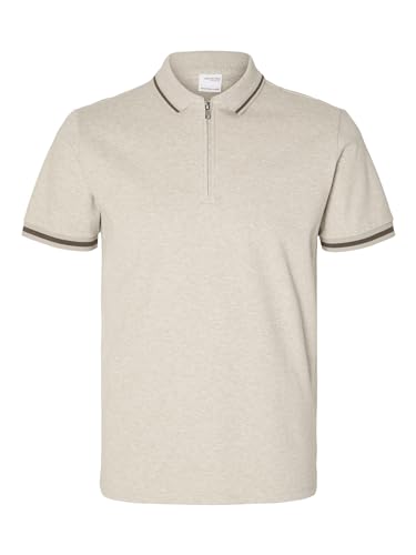 Selected Homme Male Polo Shirt Reißverschluss von Selected Homme