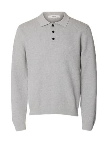 Selected Homme Male Poloshirt Texturiertes Baumwoll von Selected Homme