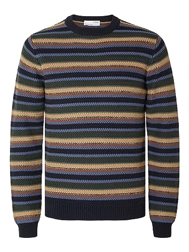 Selected Homme Male Pullover Gestreifter von Selected Homme