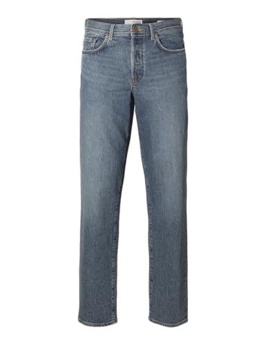Selected Homme Male Regular Tapered Fit Jeans Hellblaue von Selected Homme
