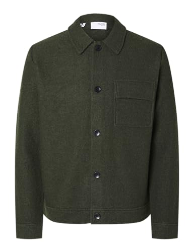 Selected Homme Male Shacket 100% Woll von Selected Homme