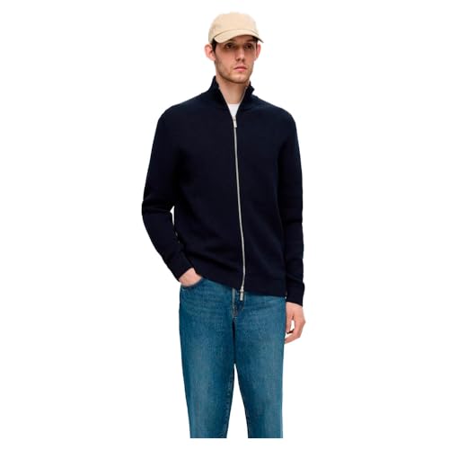 Selected Homme Male Strickjacke High Neck Reißverschluss Selected Homme Male Strickjacke High Neck Reißverschluss von Selected Homme