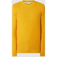 SELECTED HOMME Pullover aus Bio-Baumwolle Modell 'Conrad' in Gelb, Größe XXL von Selected Homme