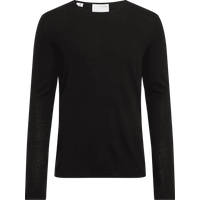 SELECTED HOMME Pullover mit Bio-Baumwolle Modell 'Rome' in Black, Größe S von Selected Homme