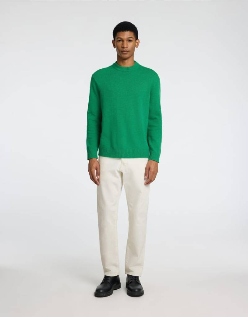 Selected - Schmal zulaufende Regular-Fit-Jeans in Grau von Selected