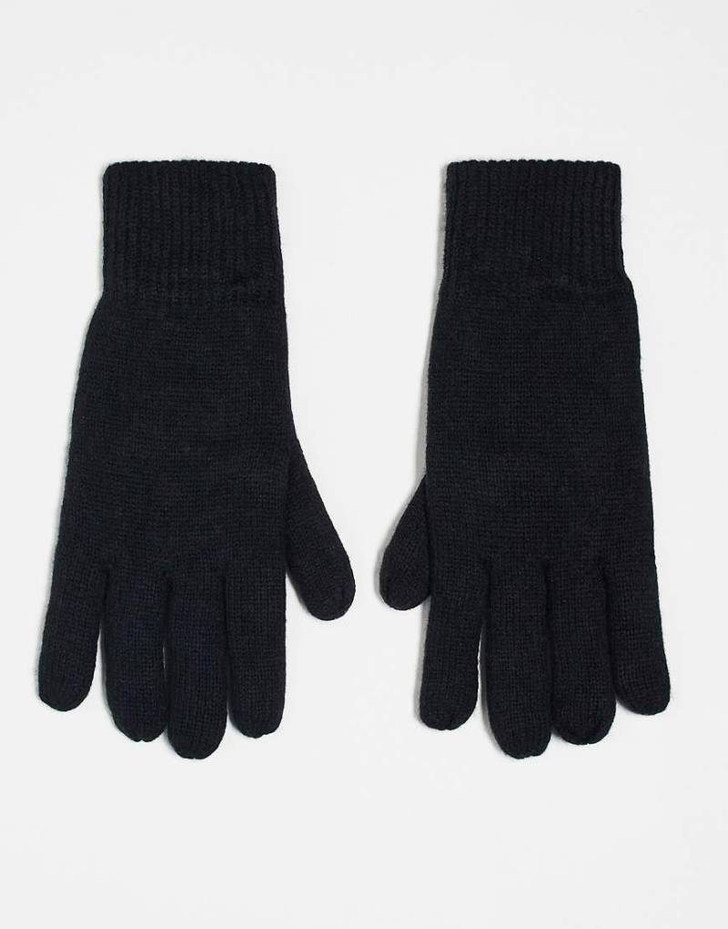 Selected Homme - Schwarze Wollhandschuhe von Selected Homme