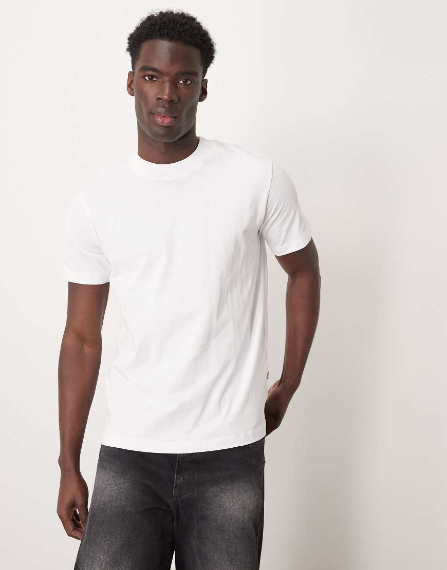 Selected Homme - Schweres Oversize-T-Shirt in Weiß von Selected Homme