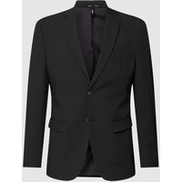 SELECTED HOMME Slim Fit 2-Knopf-Sakko mit Pattentaschen in Black, Größe 44 von Selected Homme