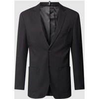 SELECTED HOMME Slim Fit 2-Knopf-Sakko mit Reverskragen Modell 'DELON' in Black, Größe 50 von Selected Homme