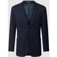 SELECTED HOMME Slim Fit 2-Knopf-Sakko mit Reverskragen Modell 'DELON' in Dunkelblau, Größe 52 von Selected Homme