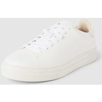 SELECTED HOMME Sneaker im unifarbenen Design Modell 'DAVID' in Weiss, Größe 43 von Selected Homme