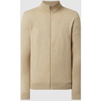 SELECTED HOMME Strickjacke aus Pima-Baumwolle Modell 'Berg' in Beige, Größe S von Selected Homme