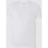 SELECTED HOMME T-Shirt aus Bio-Baumwolle Modell 'Colman' in Weiss, Größe L von Selected Homme