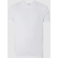 SELECTED HOMME T-Shirt aus Bio-Baumwolle Modell 'Colman' in Weiss, Größe M von Selected Homme