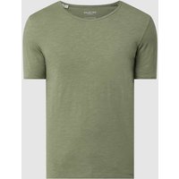 SELECTED HOMME T-Shirt mit Rundhalsausschnitt Modell 'Morgan' in Oliv, Größe L von Selected Homme