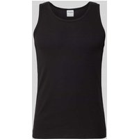 SELECTED HOMME Tanktop mit Strukturmuster Modell 'SPENCER' in Black, Größe XL von Selected Homme