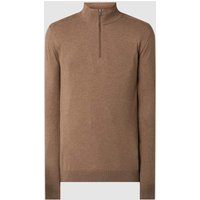 SELECTED HOMME Strickpullover mit Stehkragen in Sand Melange, Größe XXL SELECTED HOMME Strickpullover mit Stehkragen in Sand Melange, Größe XXL von Selected Homme
