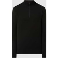 SELECTED HOMME Strickpullover mit Stehkragen in Black, Größe L von Selected Homme