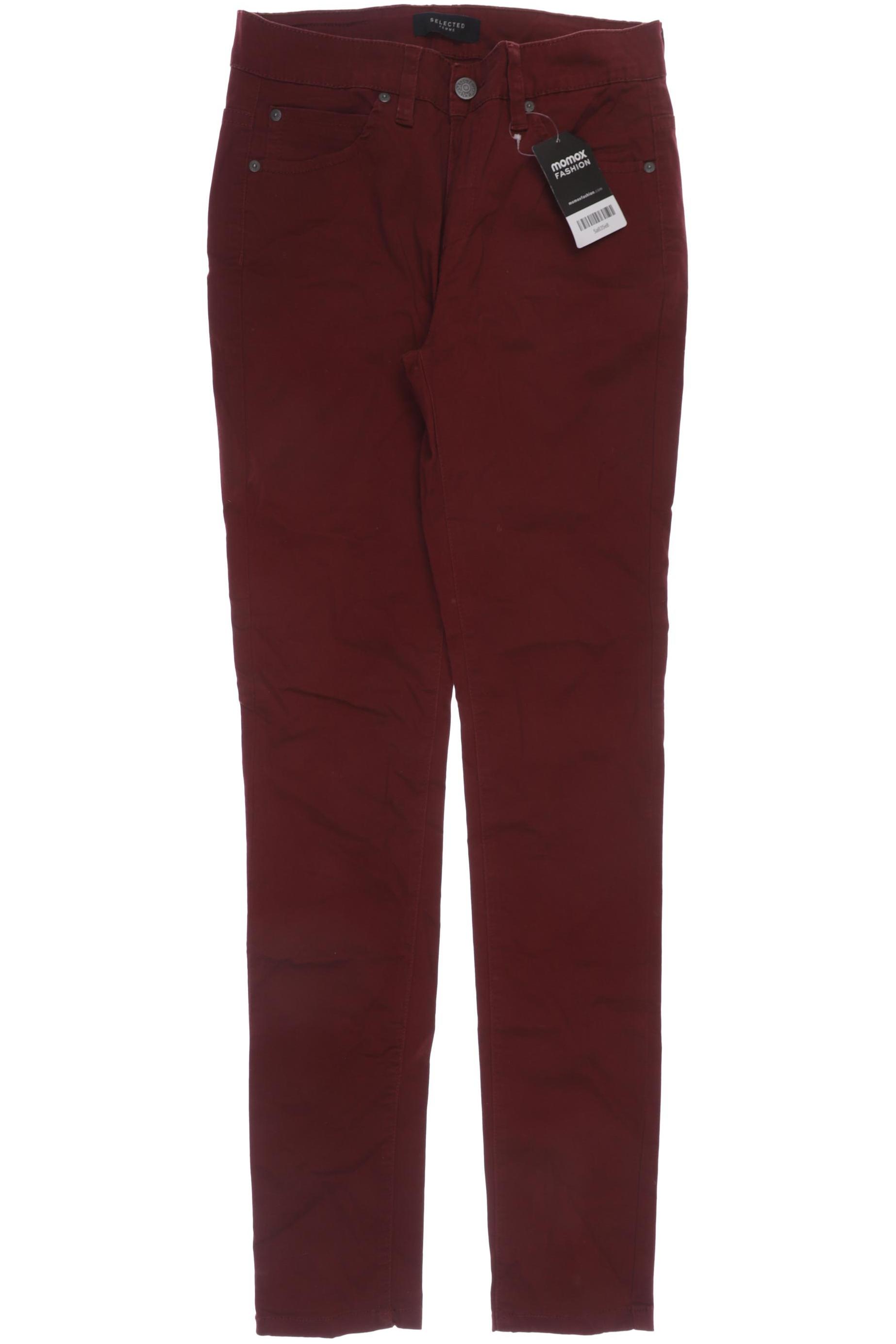 SELECTED Damen Jeans, bordeaux von Selected