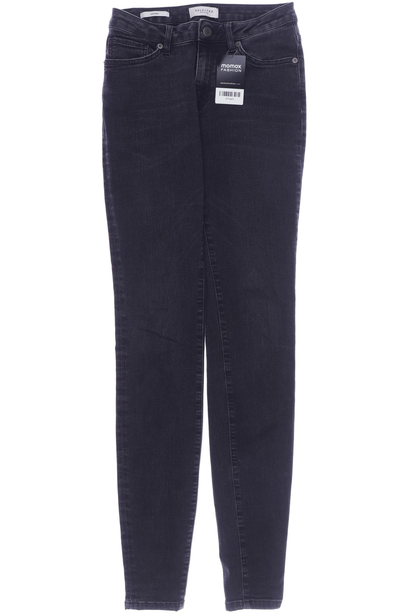 SELECTED Damen Jeans, grau von Selected